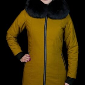 Fox Fur Trim Winter Parka