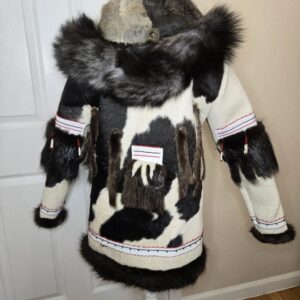 qaspeq fur winter jacket – handmade inuit yup’ik arctic warmth